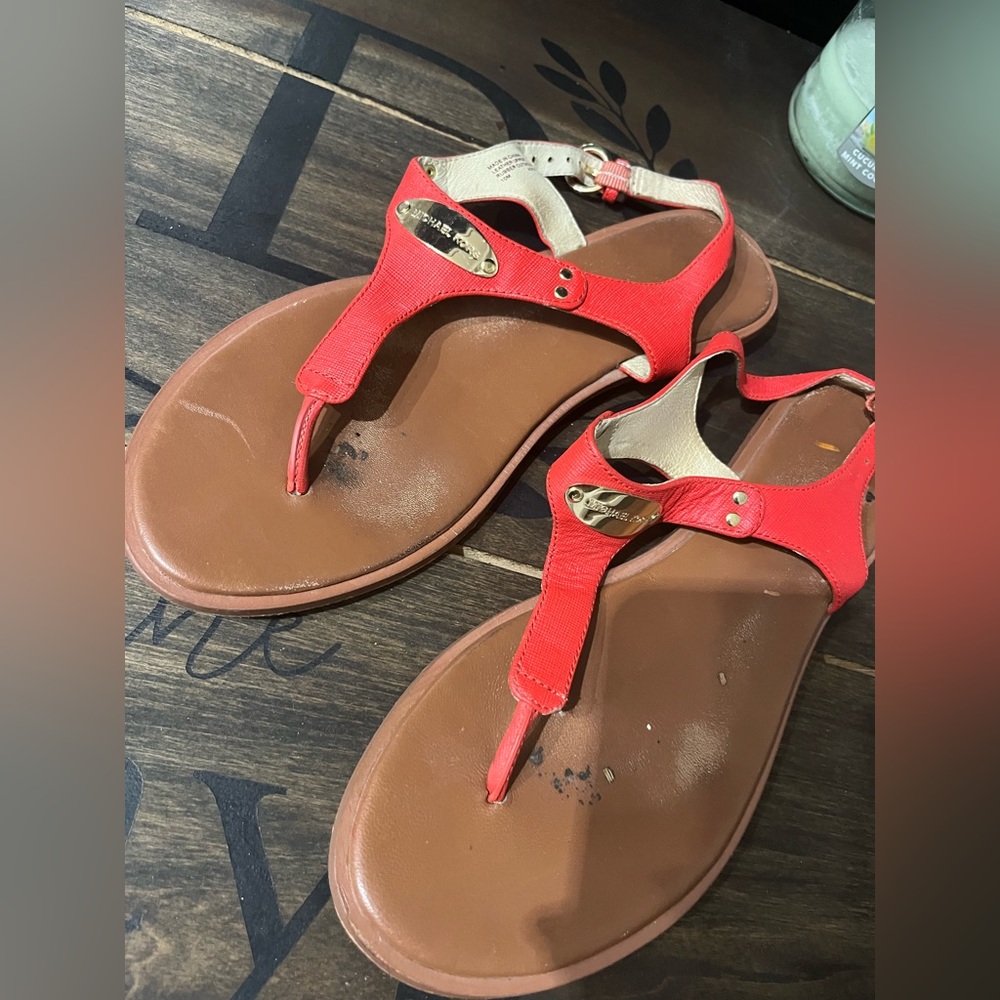 Michael kors mk plate sandals
